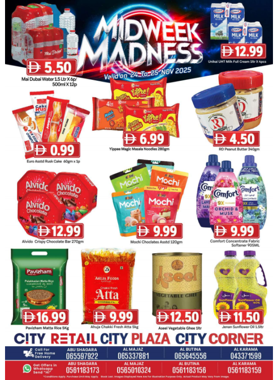 Midweek Deals