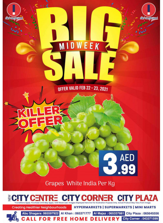 Big Midweek Sale