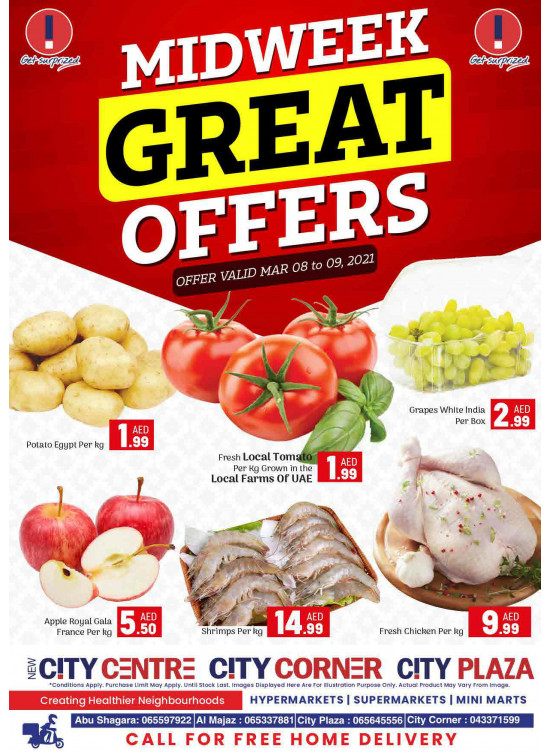 Midweek Great Offers