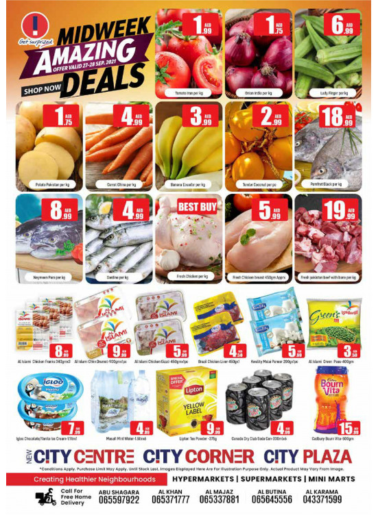Midweek Amazing Deals