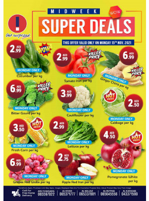 Midweek Super Deals