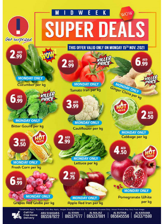 Midweek Super Deals