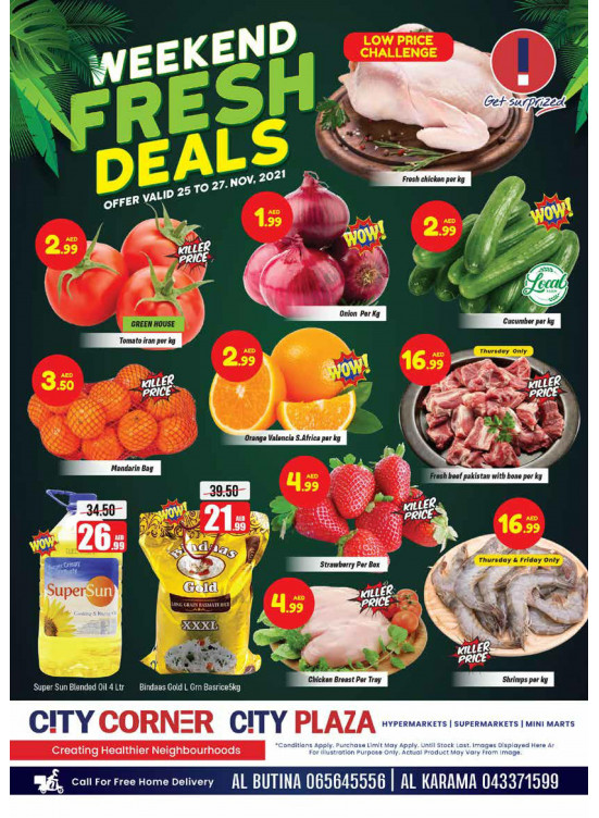 Weekend Fresh Deals - Al Karama & Al Butina