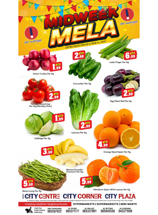 Midweek Deals