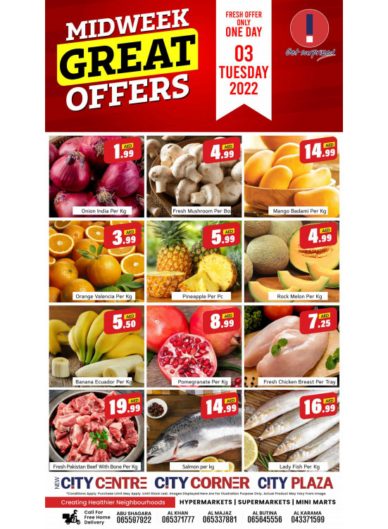 Midweek Great Offers
