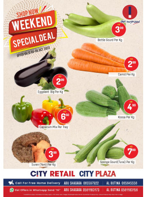Weekend Special Deals - Abu Shagara & Al Buthina