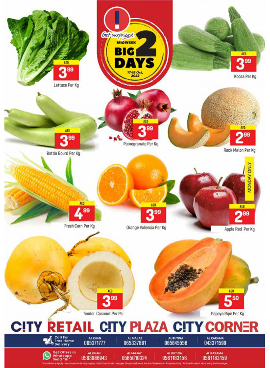 Midweek Offers