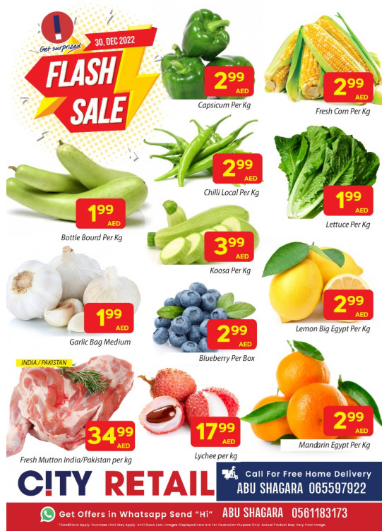 Flash Sale - Abu Shagara, Sharjah from City Retail until 30th December
