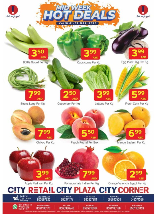 Midweek Hot Deals