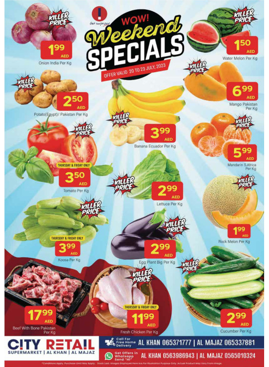 Weekend Deals - Al Khan & Al Majaz