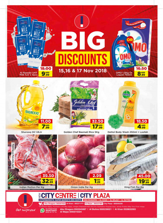 Big Discounts - Sharjah Branches