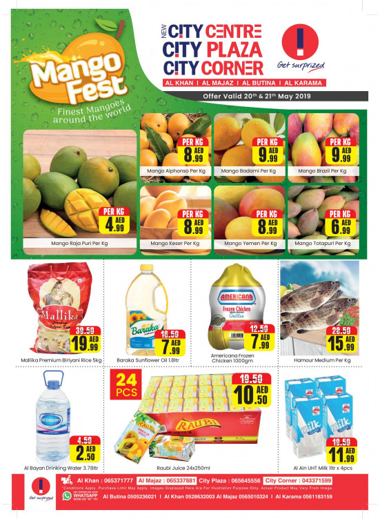 Midweek Offers & Mango Fest