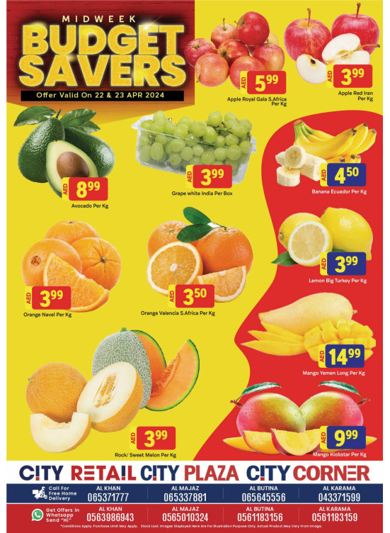 Midweek Deals