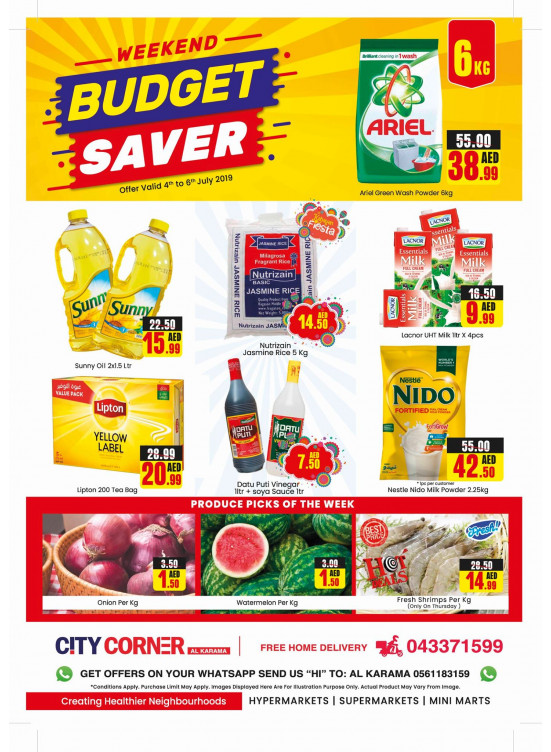 Weekend Budget Savers - City Corner Al Karama
