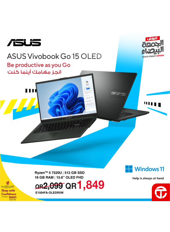 White Friday Deals on Asus Laptops