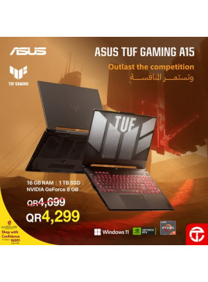 أسعار رائعة على لابتوب الألعاب ASUS TUF Gaming A15