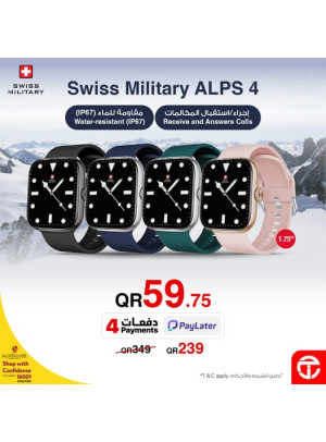 Great Price on Swiss Military ALPS 4 Smartwatches