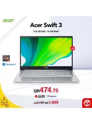 سعر رائع على لابتوب Acer Swift 3