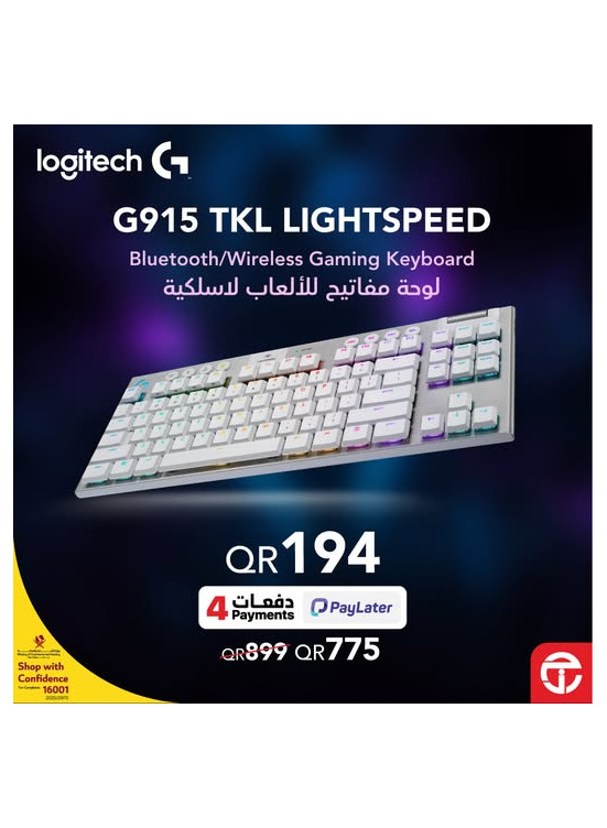 Great price on Logitech G915 RGB Mechanical Gaming Keyboard