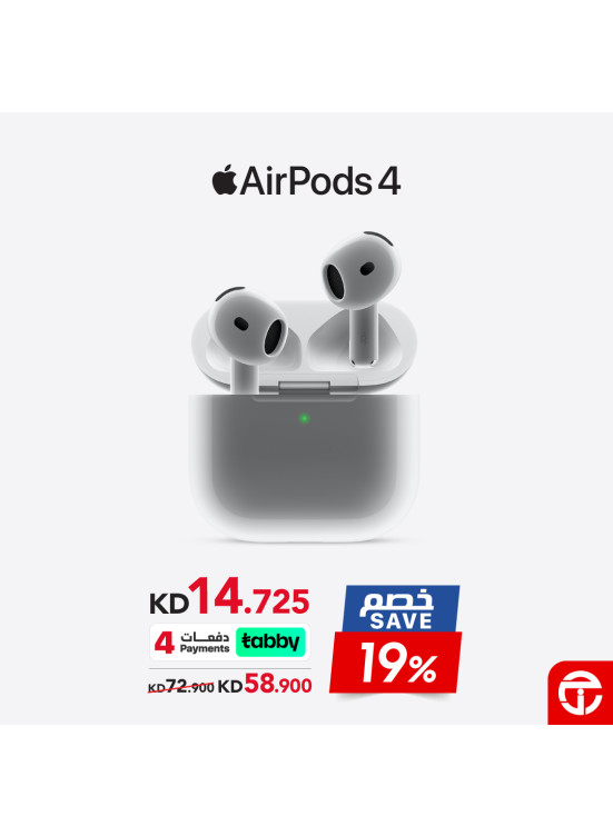 خصم 19% على سماعة Apple AriPods 4