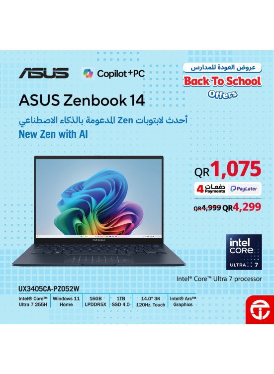 Special Price on Asus Laptops