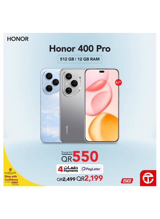 Special Offers on Honor 400 Pro Smartphone