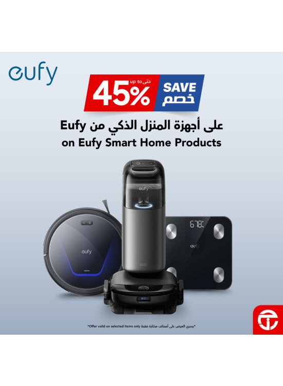 خصم حتى45% على أجهزة المنزل الذكي من Eufy