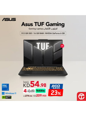 Save up to 23% on Asus TUF 16" gaming laptop