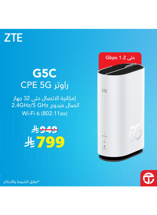 خصم يصل حتى 20% على أجهزة الراوتر من ZTE