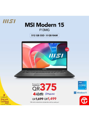 أفضل الأسعار على لابتوبات MSI
