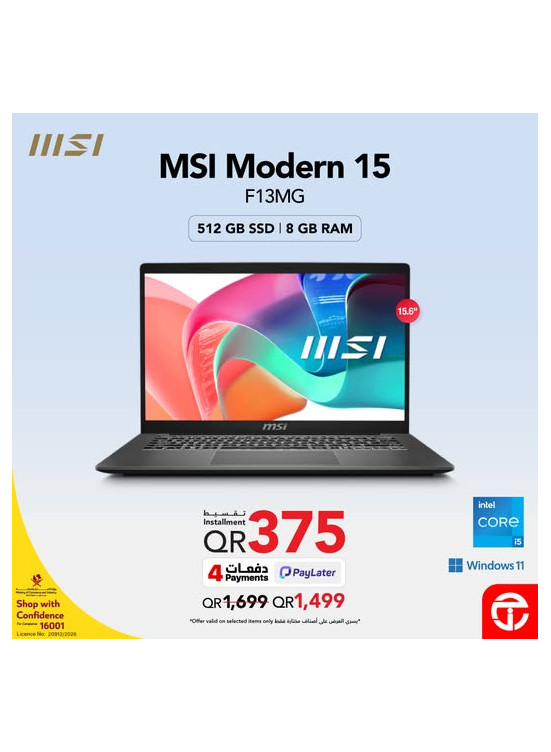 Great Prices on MSI Laptops