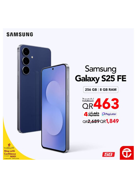 Great Price on Galaxy S25 FE Smartphone