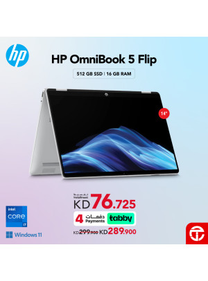 Get HP OmniBook 5 Flip 2-in1 Laptop