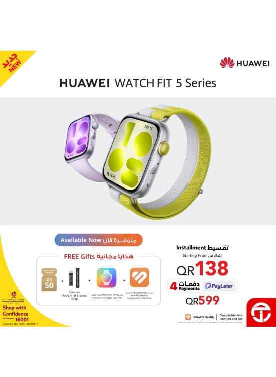 New Arrival - Huawei Watch Fit 5 Series