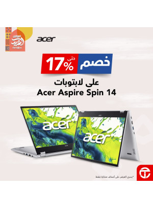 عروض العيد على لابتوبات Acer Aspire Spin 14