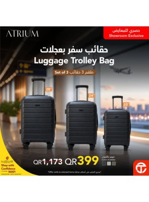 Great Price on Atrium Trolley Luggage