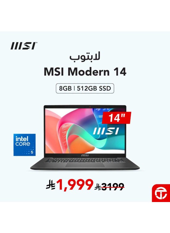 Save 37% on Msi Modern 14 Laptop