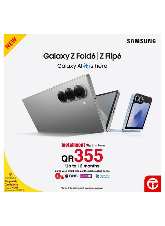 New Arrival - Samsung Galaxy Fold 6 & Flip 6 smartphones