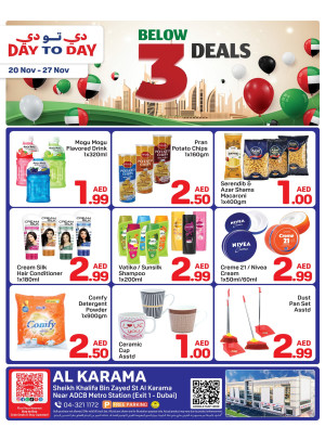 Bellow AED 3 Deals - Al Karama, Dubai