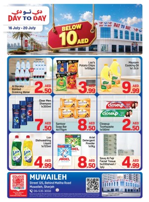 Below AED 10 Deals - Muwaileh, Sharjah