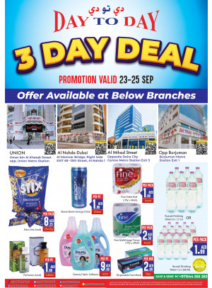 3 Days Deals