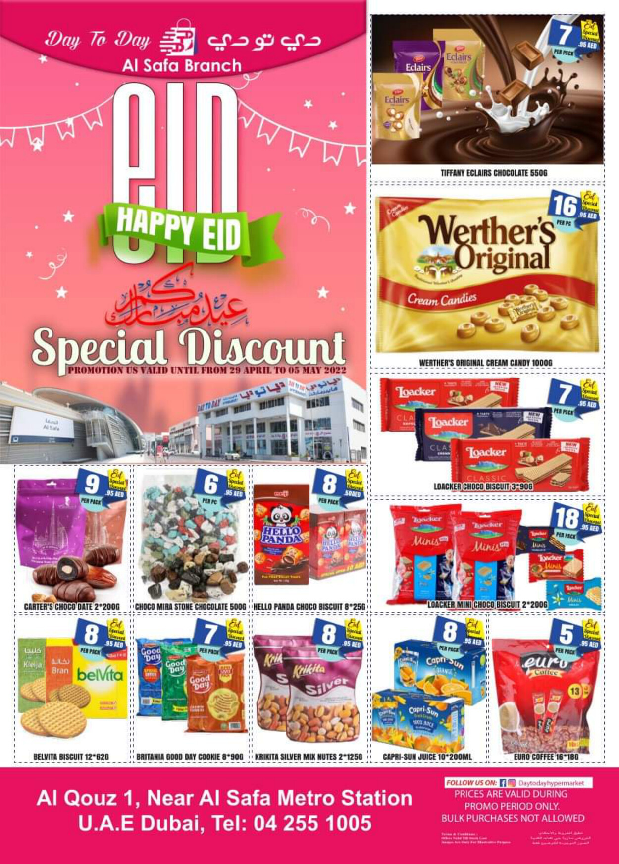 Special Discounts - Al Safa, Sharjah from Day To Day until 5th May - Day To Day  UAE Offers & Promotions