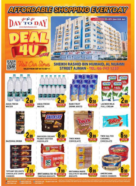 Amazing Deals Ajman from Day To Day until 11th September Day To Day