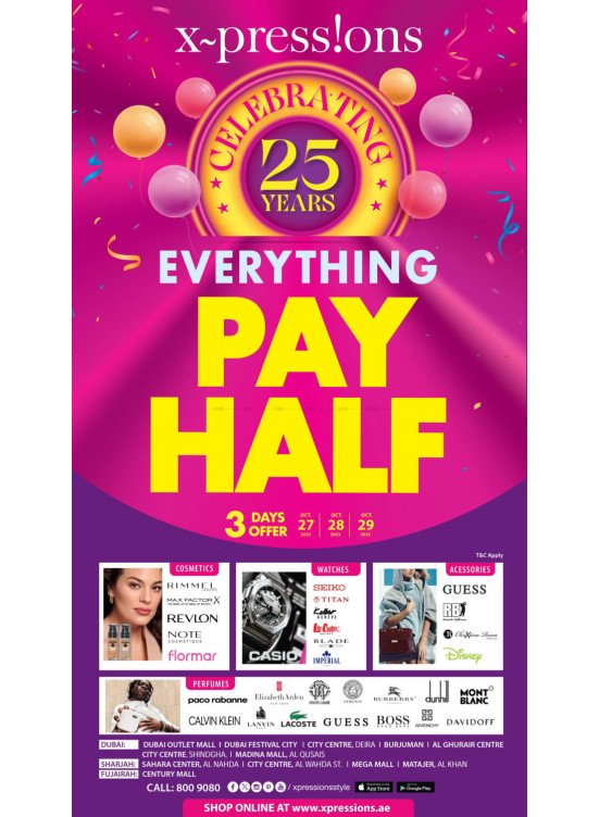 Pay Half Offer