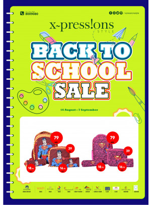 Back To School Sale
