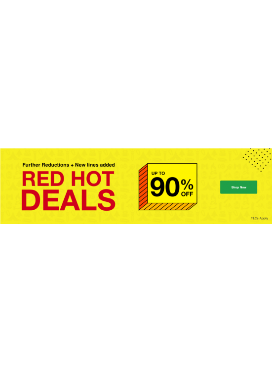 Red Hot Deals Up To 90 Off from ACE until 1st January ACE UAE