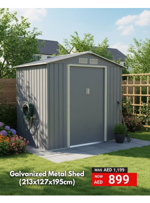 Galvanized Metal Shed