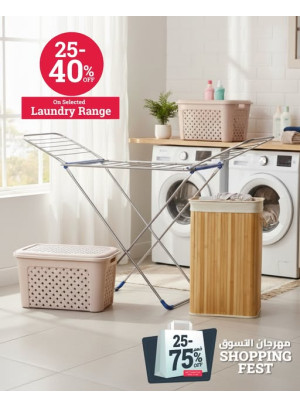 Get 25%–40% OFF On Laundry Range