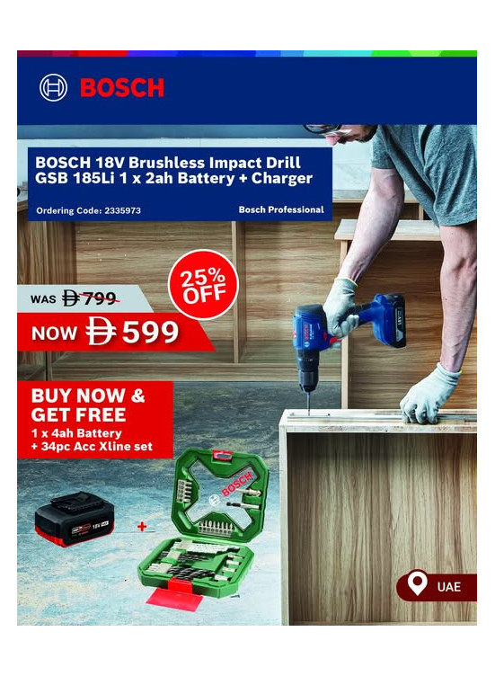 Sale On Bosch 18V Drill