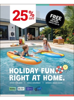 Enjoy 25% OFF This Summer